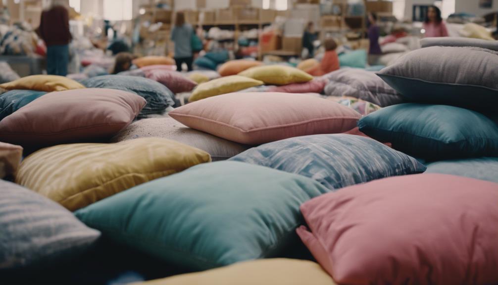 donation centers accepting throw pillows