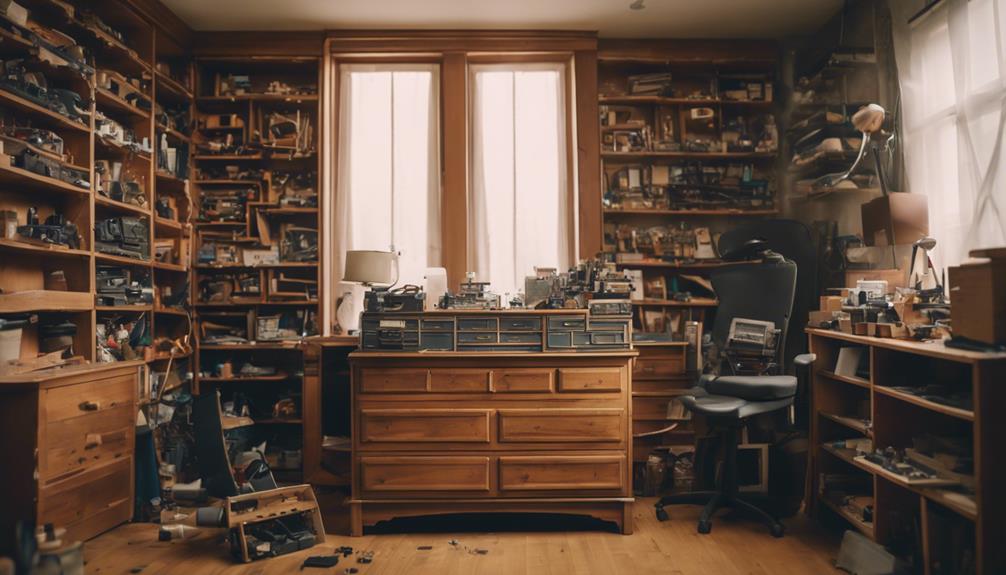 dresser to bookshelf conversion