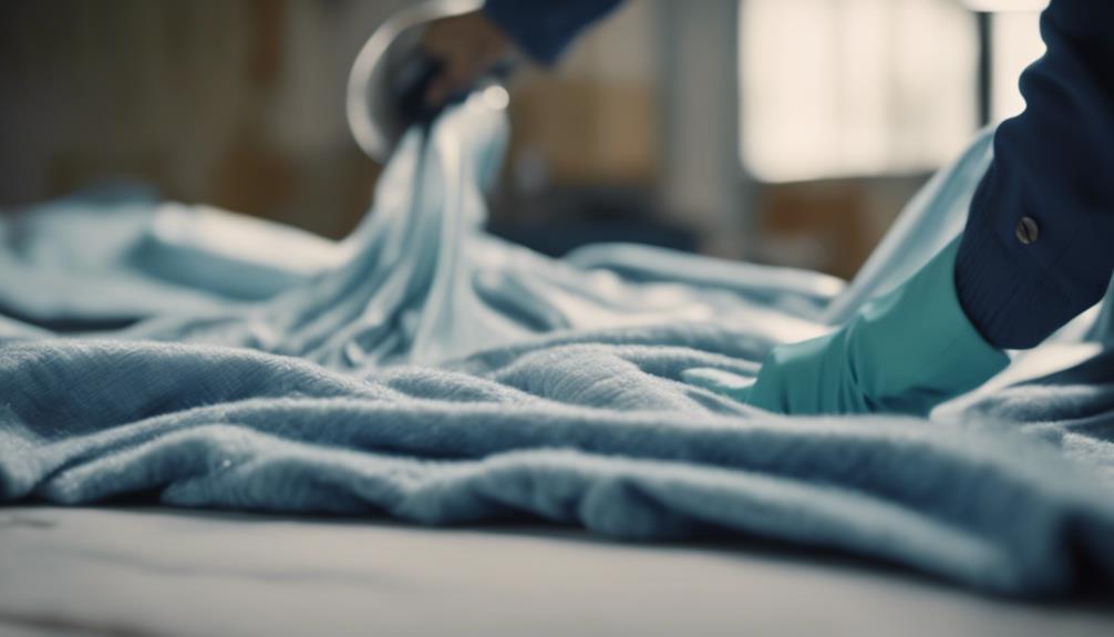 dry cleaning blanket tips