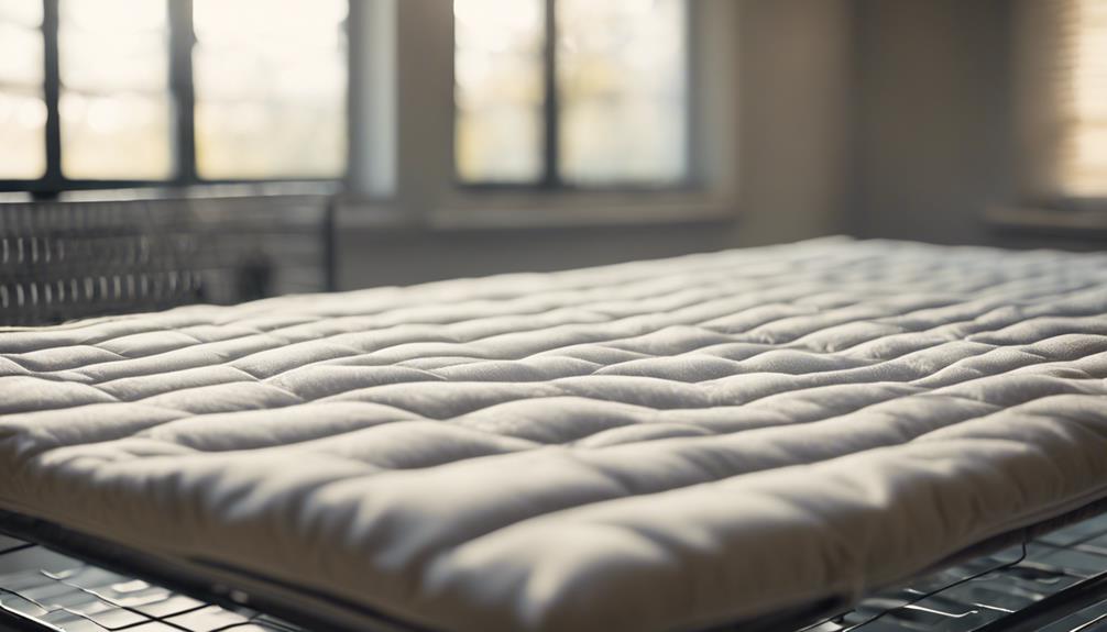 drying mattress pad completely