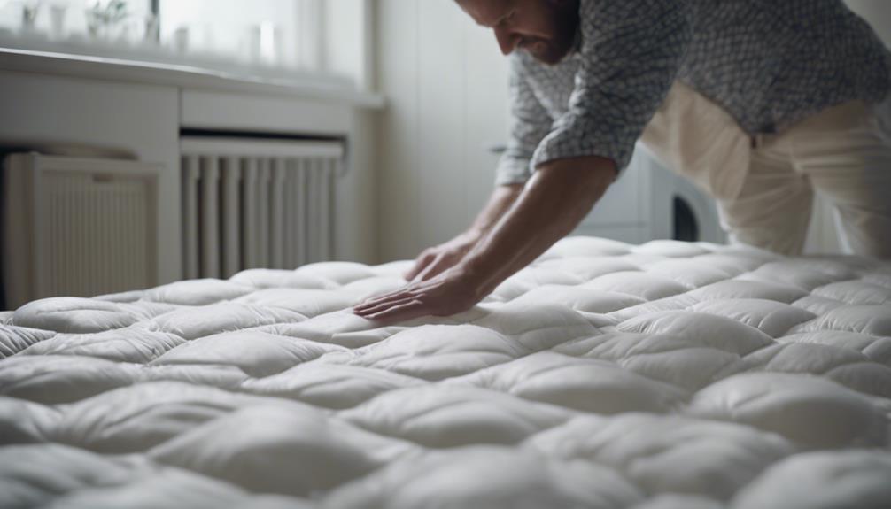 drying mattress pads safely