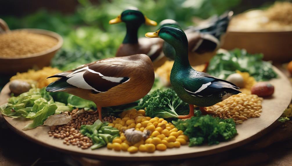 duck food recommendations list