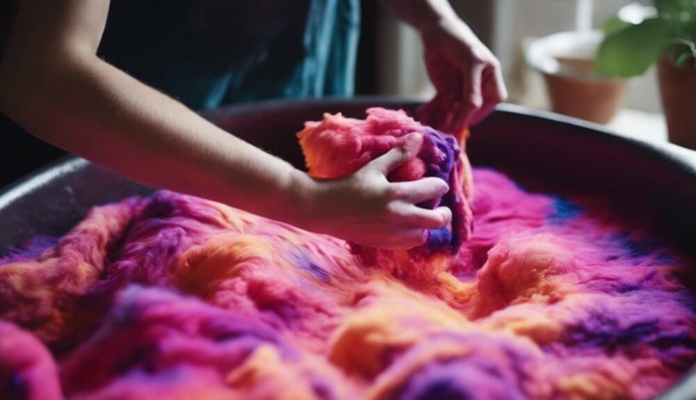 dyeing a down comforter