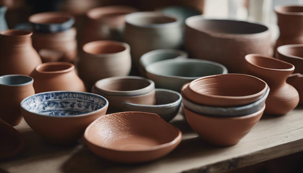 earthenware pottery and ceramics