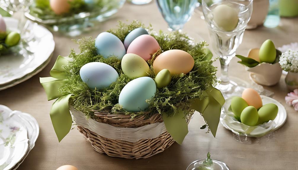 easter table centerpiece tutorial