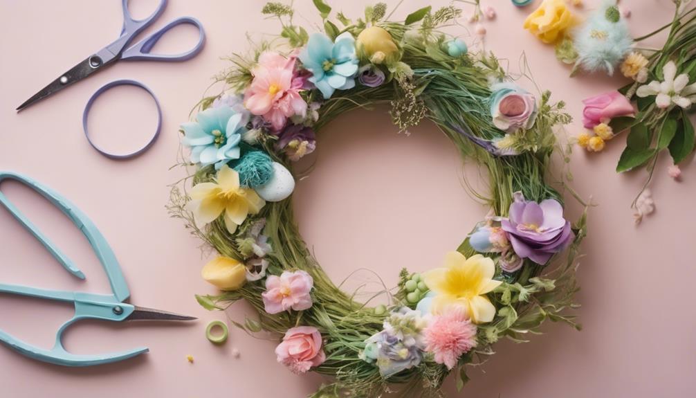 easter wreath crafting guide