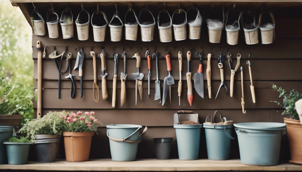 efficient tool and supply organization