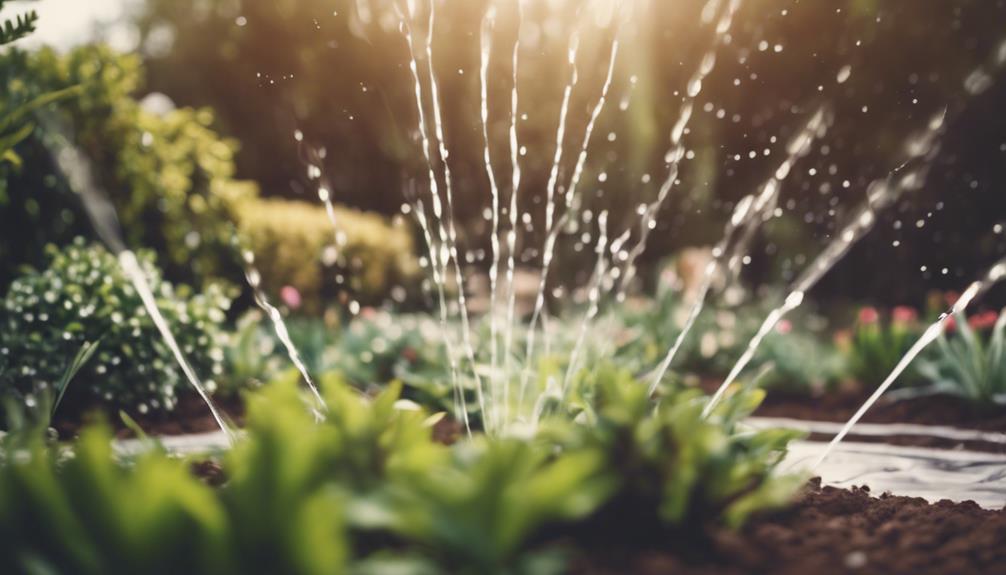 efficient watering with drip