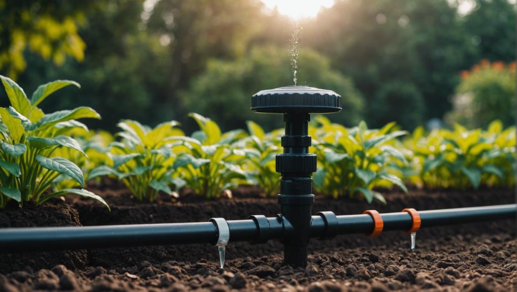 efficient watering with drips