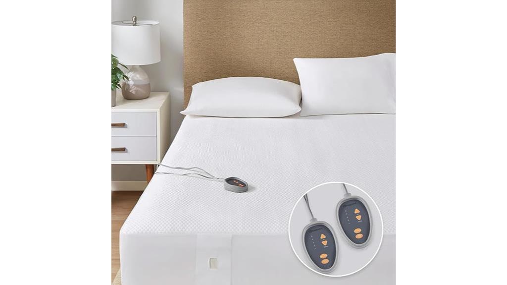 electric heated mattress pad