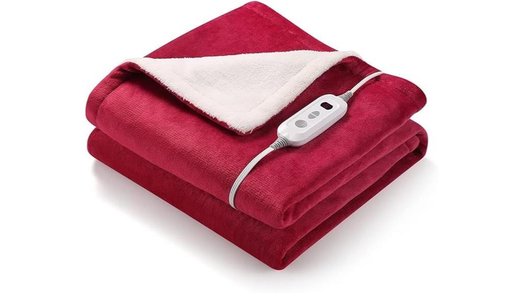 electric heated throw blanket