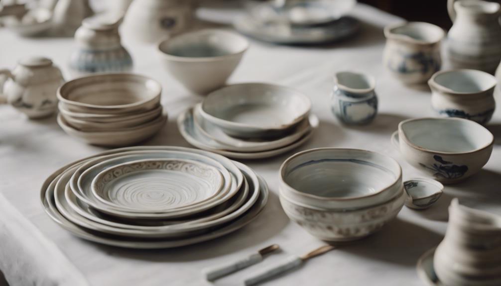 elegant ceramic tableware origins