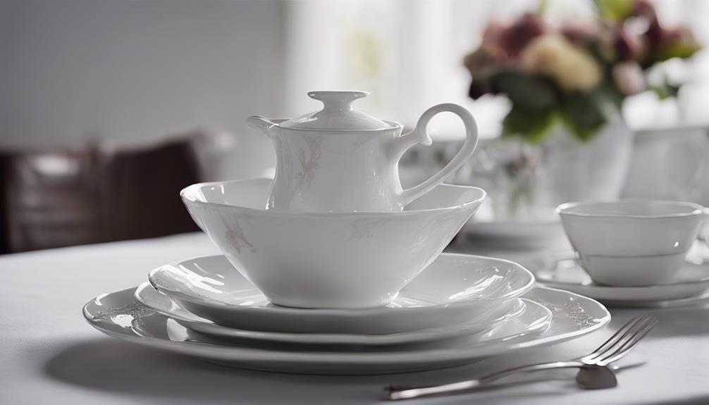 elegant dinnerware set design