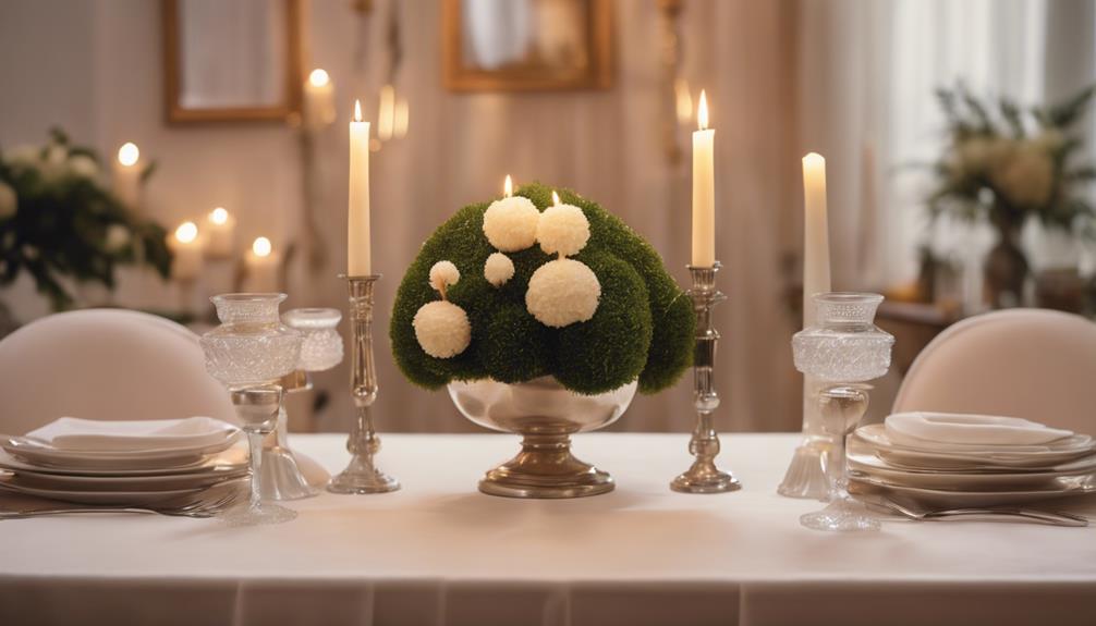 elegant table decorations available