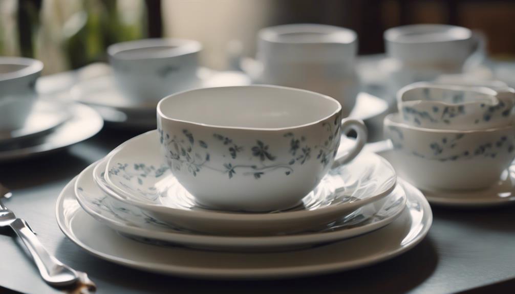 elegant tableware for dining