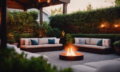 elevate outdoor space with propane fire pits