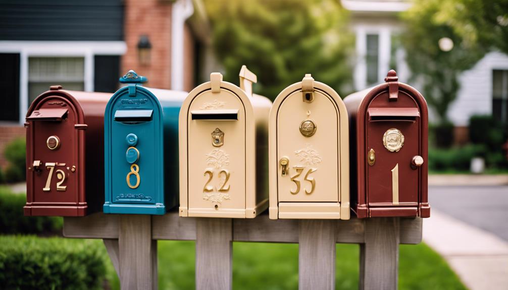 enhance curb appeal mailboxes