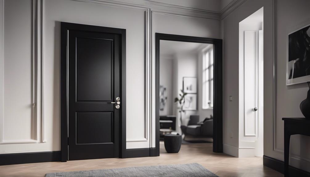 enhancing doors with black