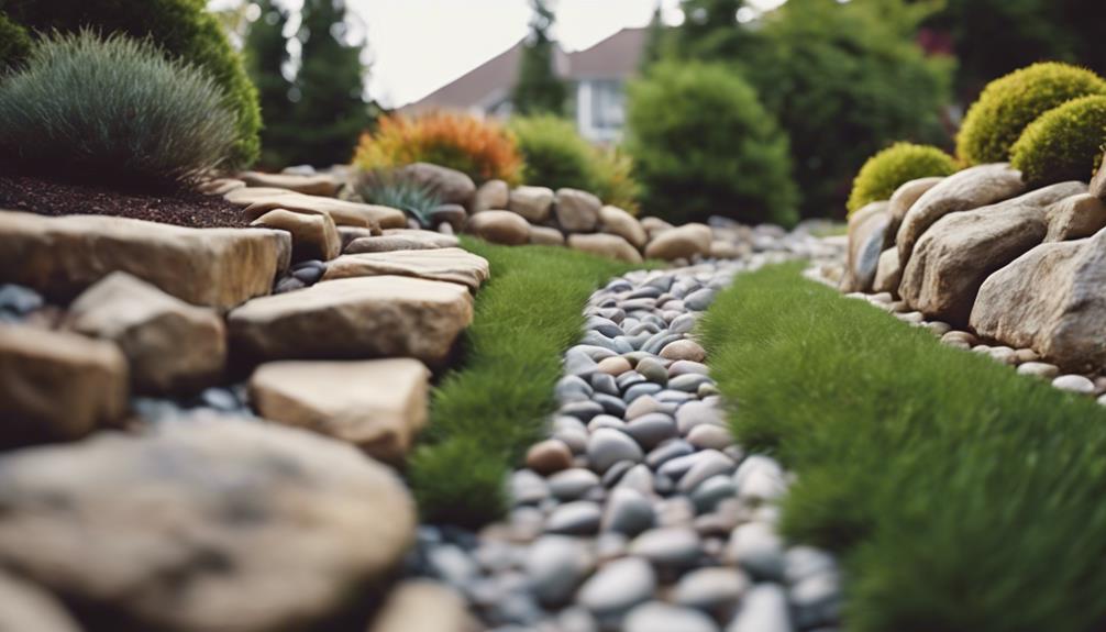 enhancing outdoor space with rocks