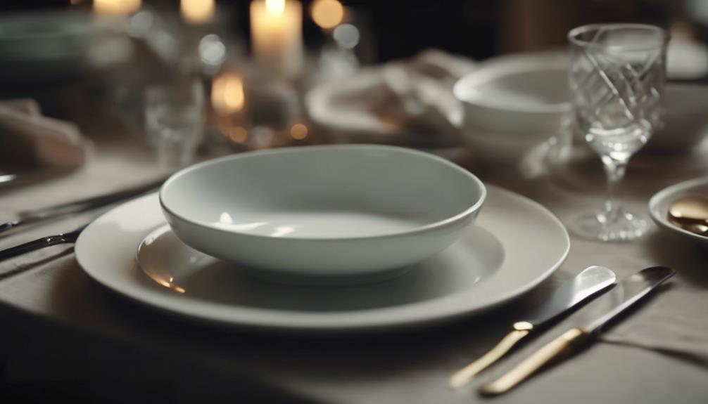 essential tableware items described