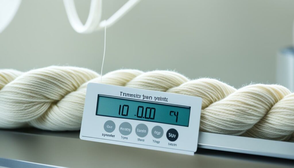 estimating yarn weight