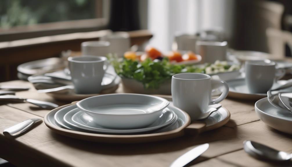 everyday tableware for meals