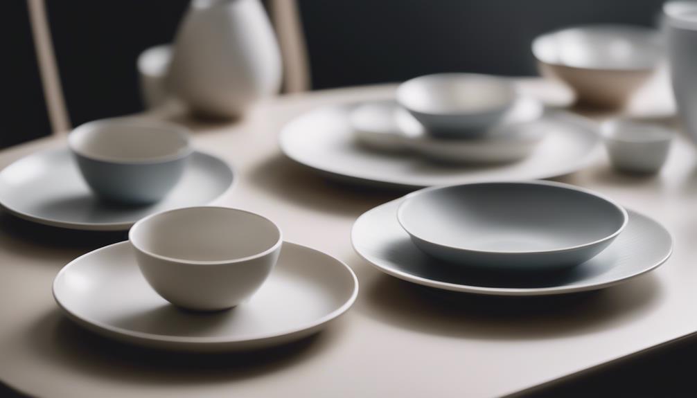 evolution of contemporary tableware