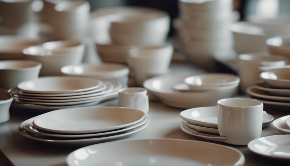 exploring dinnerware options available