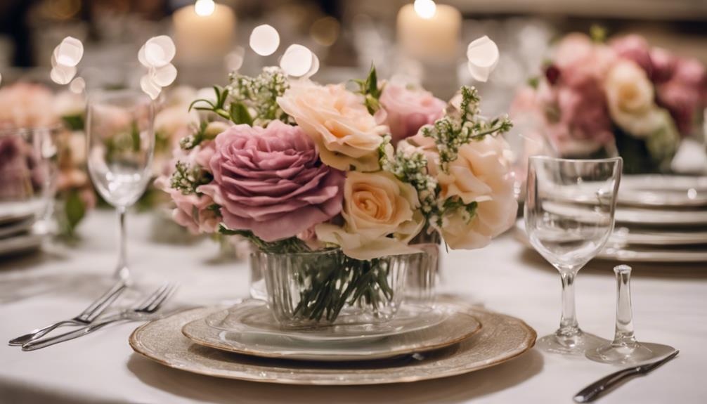 floral table decor sale