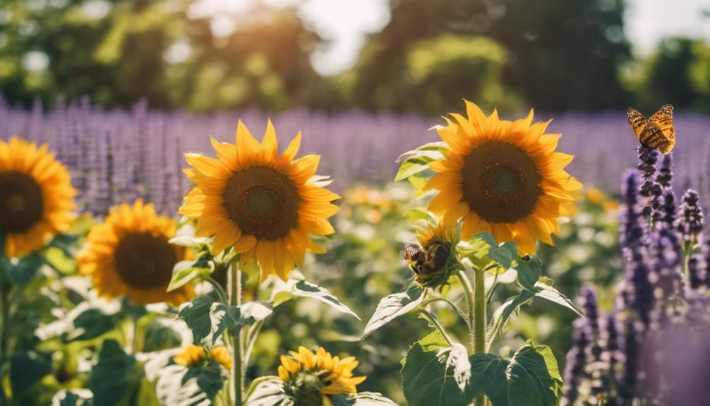 flowers for pollinators and beauty