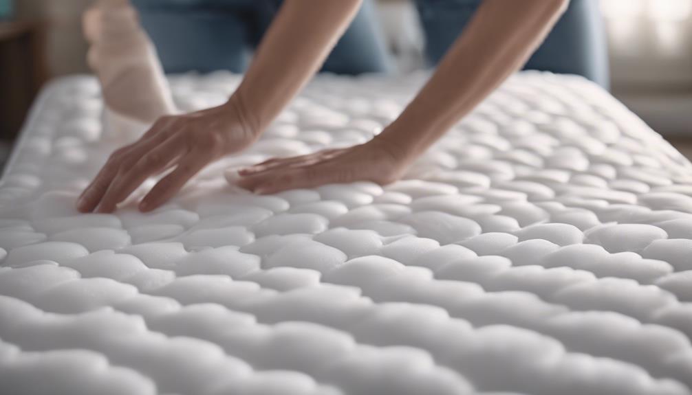 foam mattress pad cleaning