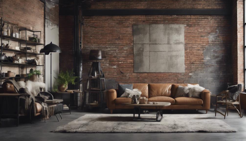 four word phrase industrial interior design trend