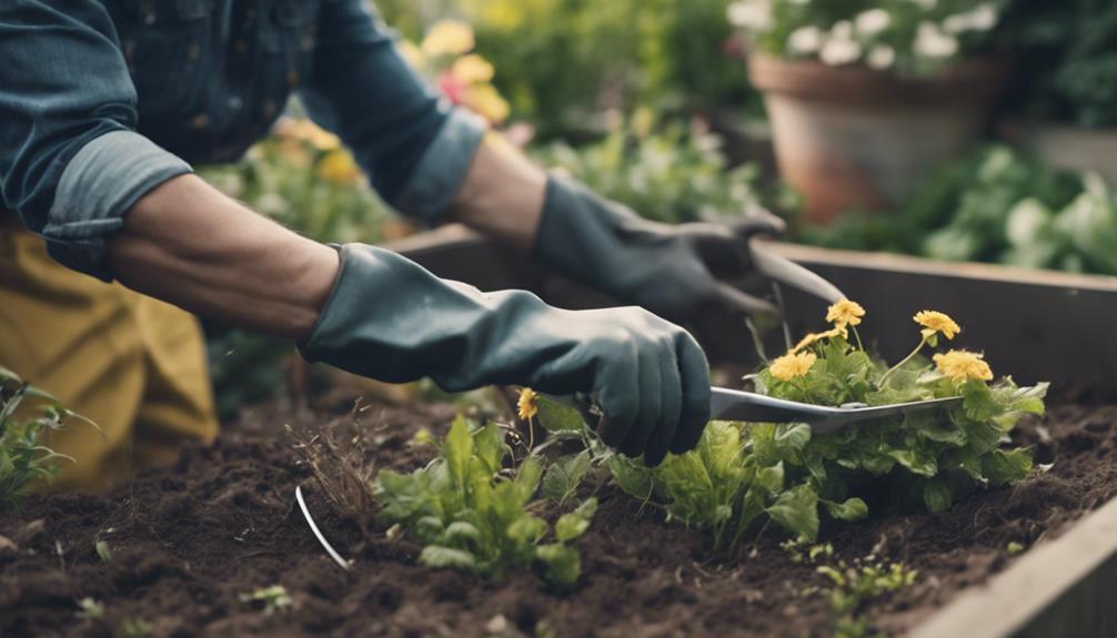 garden bed maintenance needed