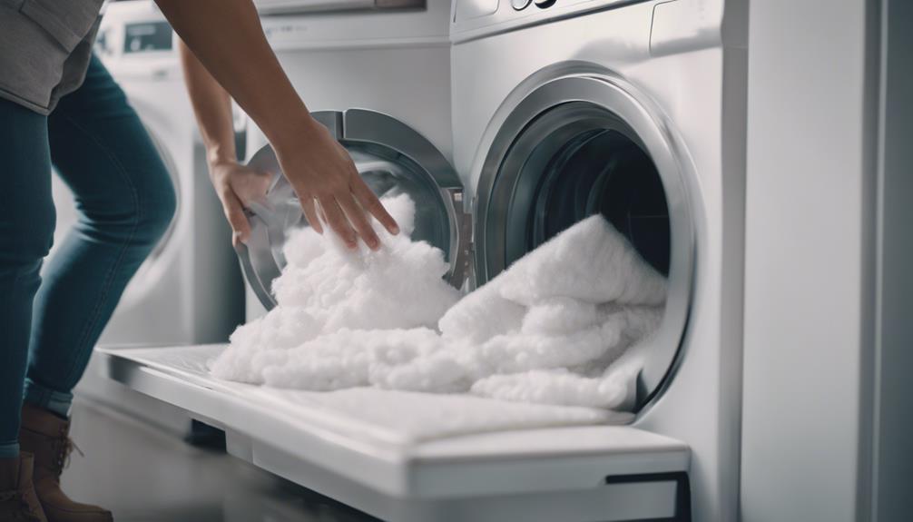 gentle cleaning with detergent