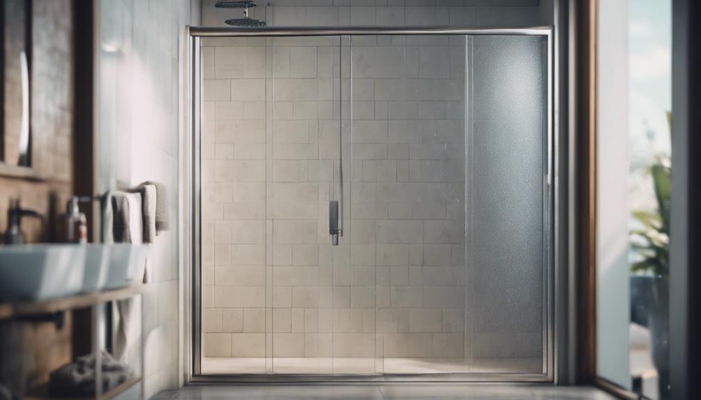 glass shower doors cleaning