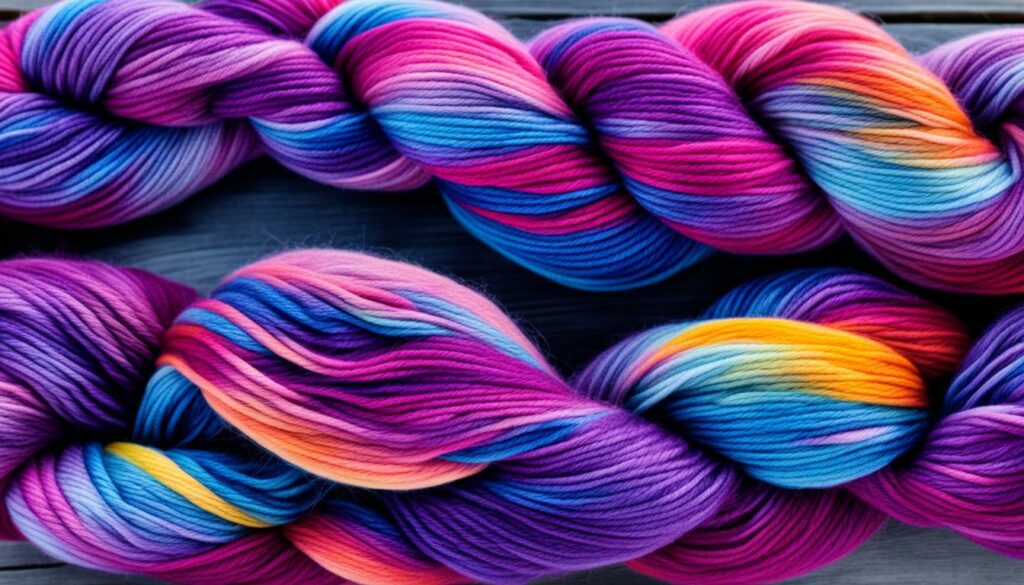 hand-dyed yarn