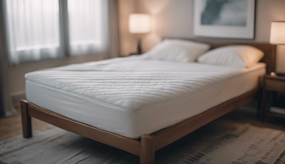 heated mattress pad location