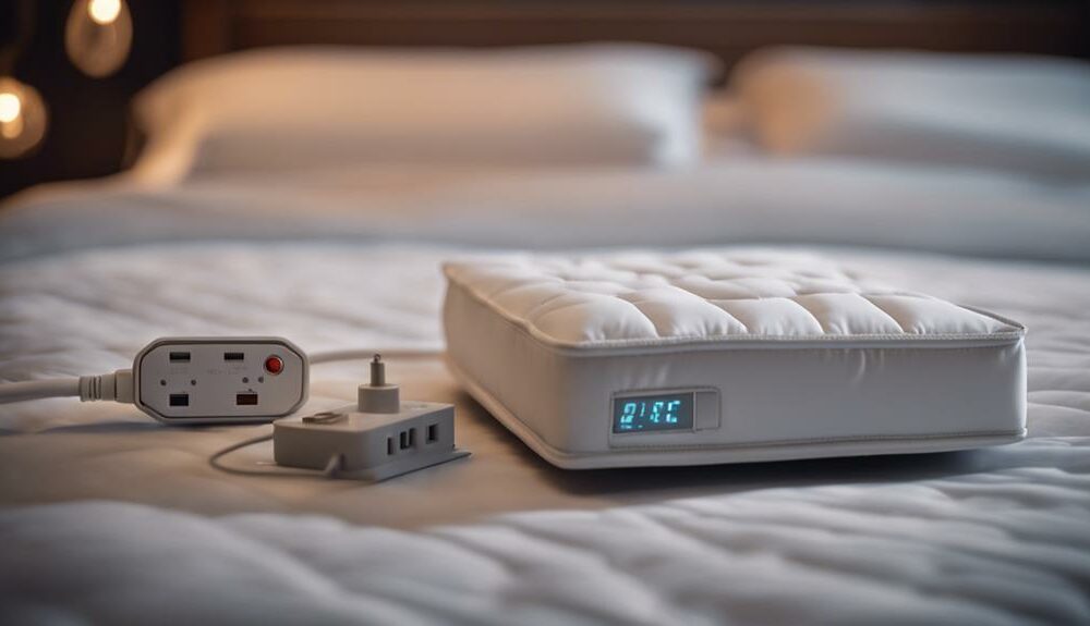 heated mattress pad wattage