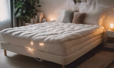 heated pad under mattress