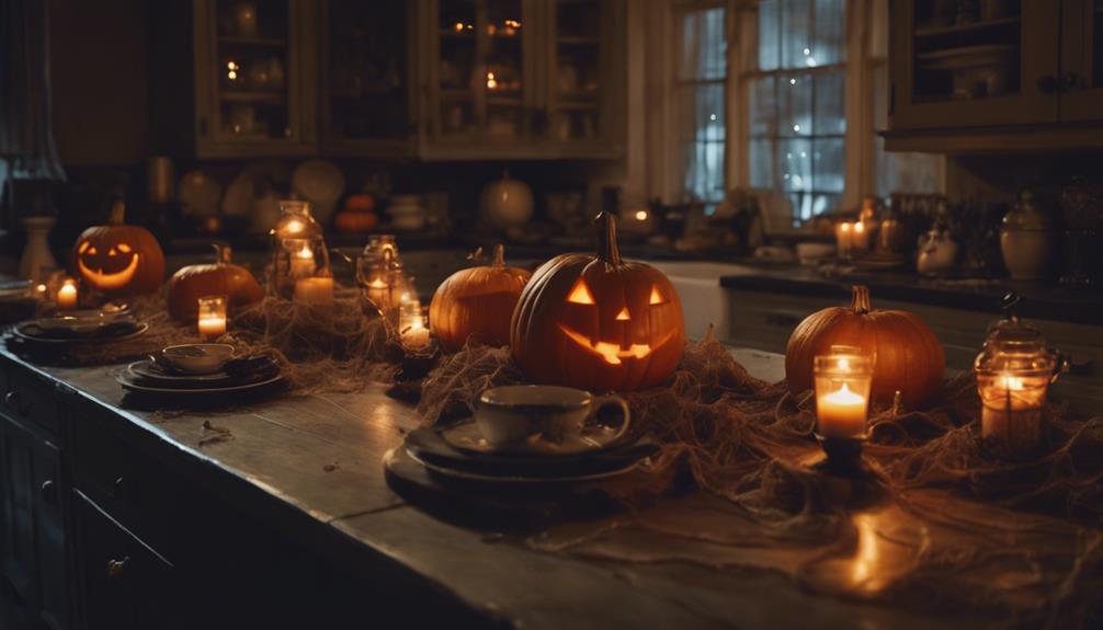 horror themed kitchen decorations