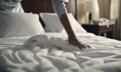 hotel comforter washing practices