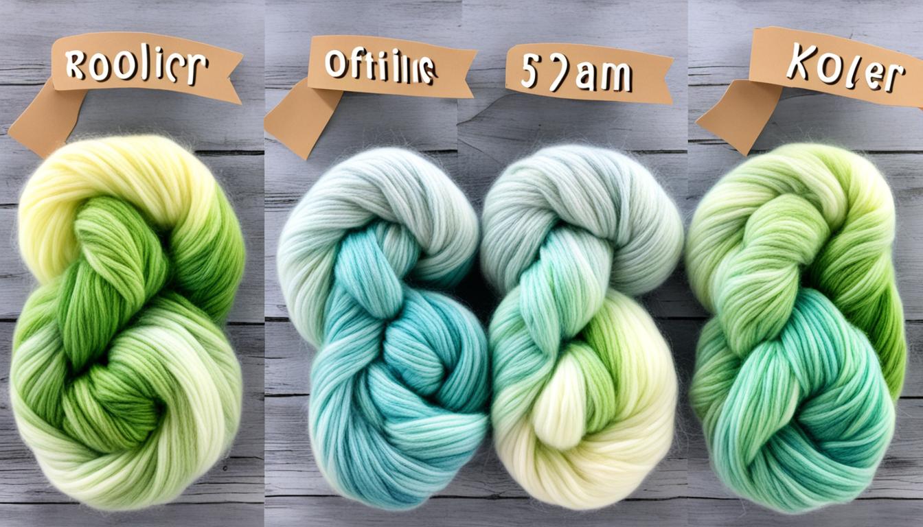 how much yarn does 4 oz of roving make