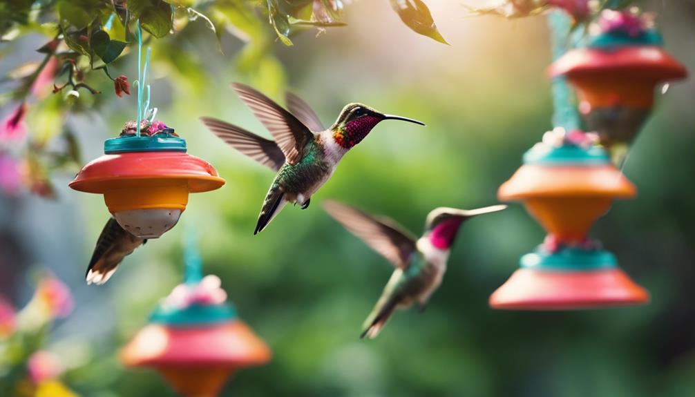 hummingbird houses for gardens