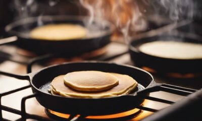 ideal pancake cooking temperatures