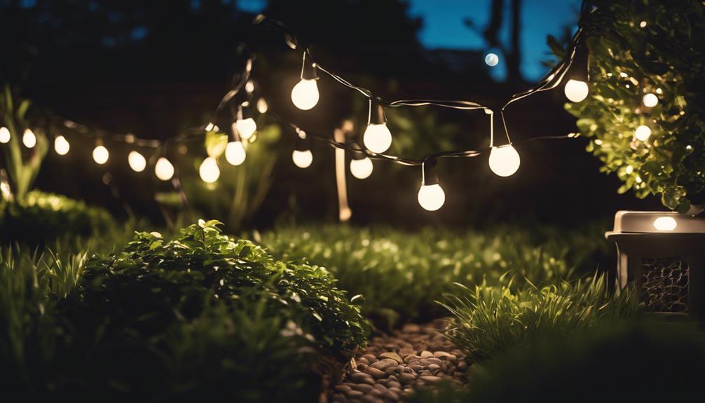 illuminate outdoor space efficiently
