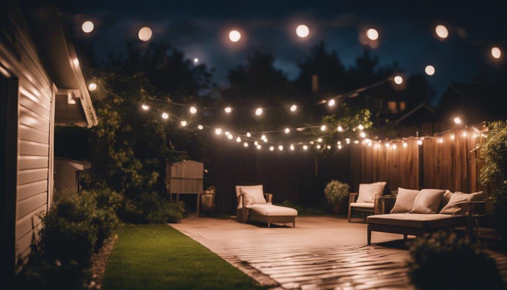 illuminate outdoor spaces securely