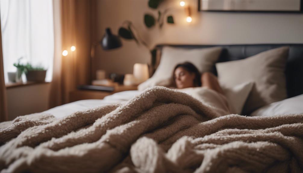 improving sleep with blankets
