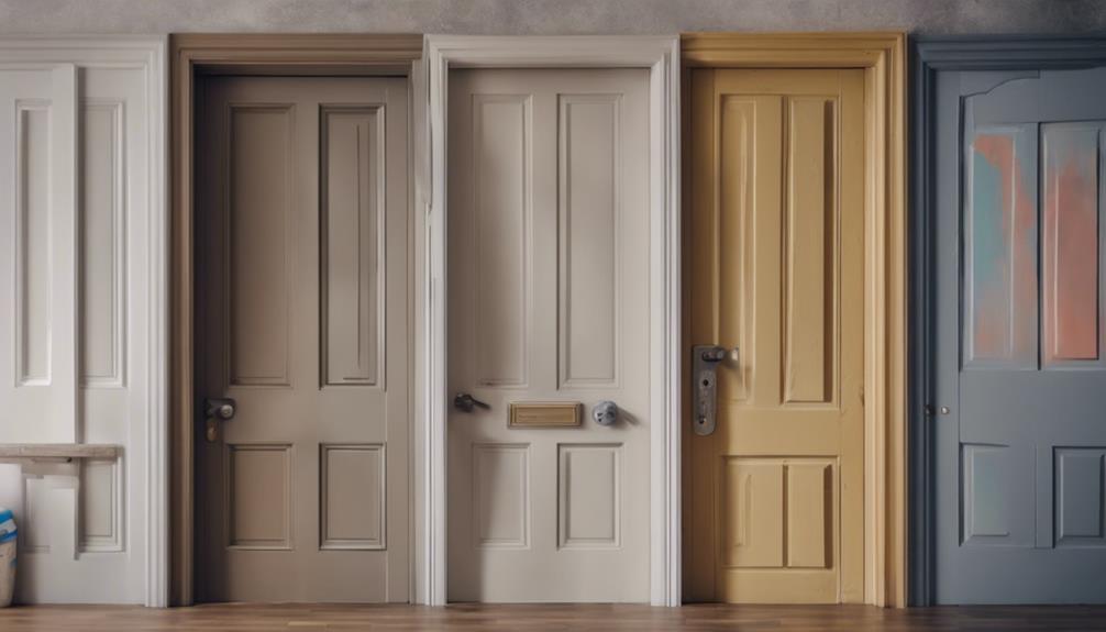 interior door painting factors