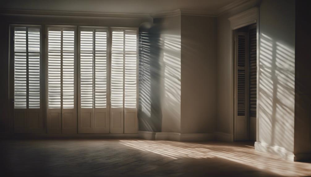 interior shutters control sunlight