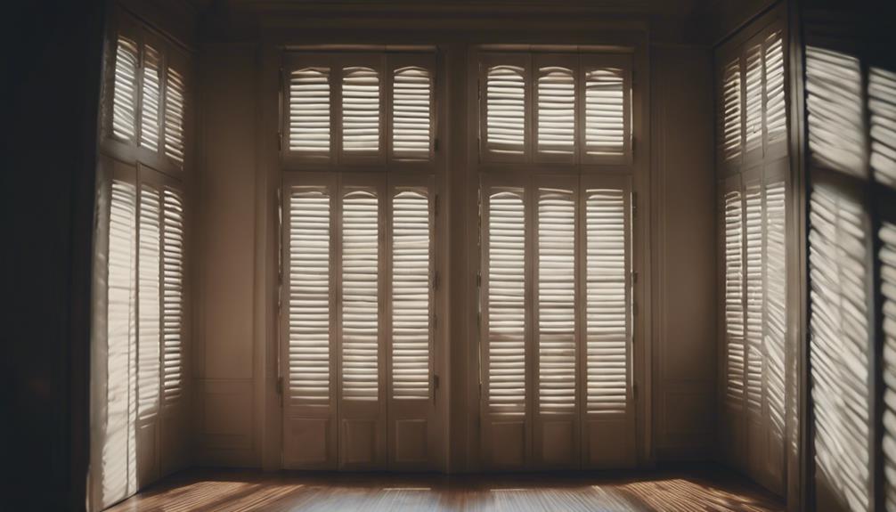 interior shutters for light